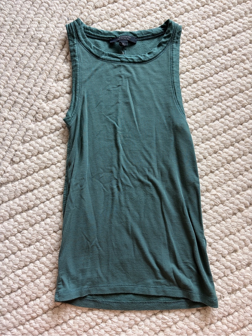 All saints green tank